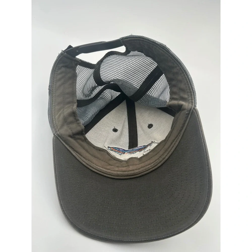 Patagonia Fitz Roy Bear Trucker Hat Grey Mesh Snapback Cap B924